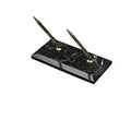 Blank Double Pen Stand (Black Zebra)